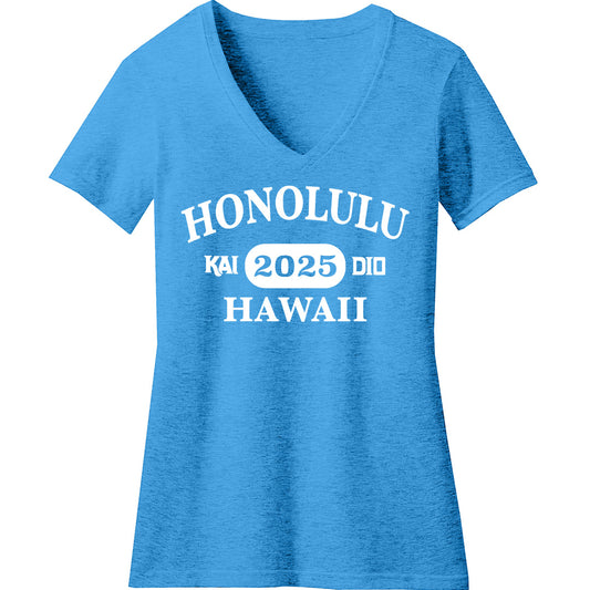 Honolulu 2025 Tee (Women's Blue)