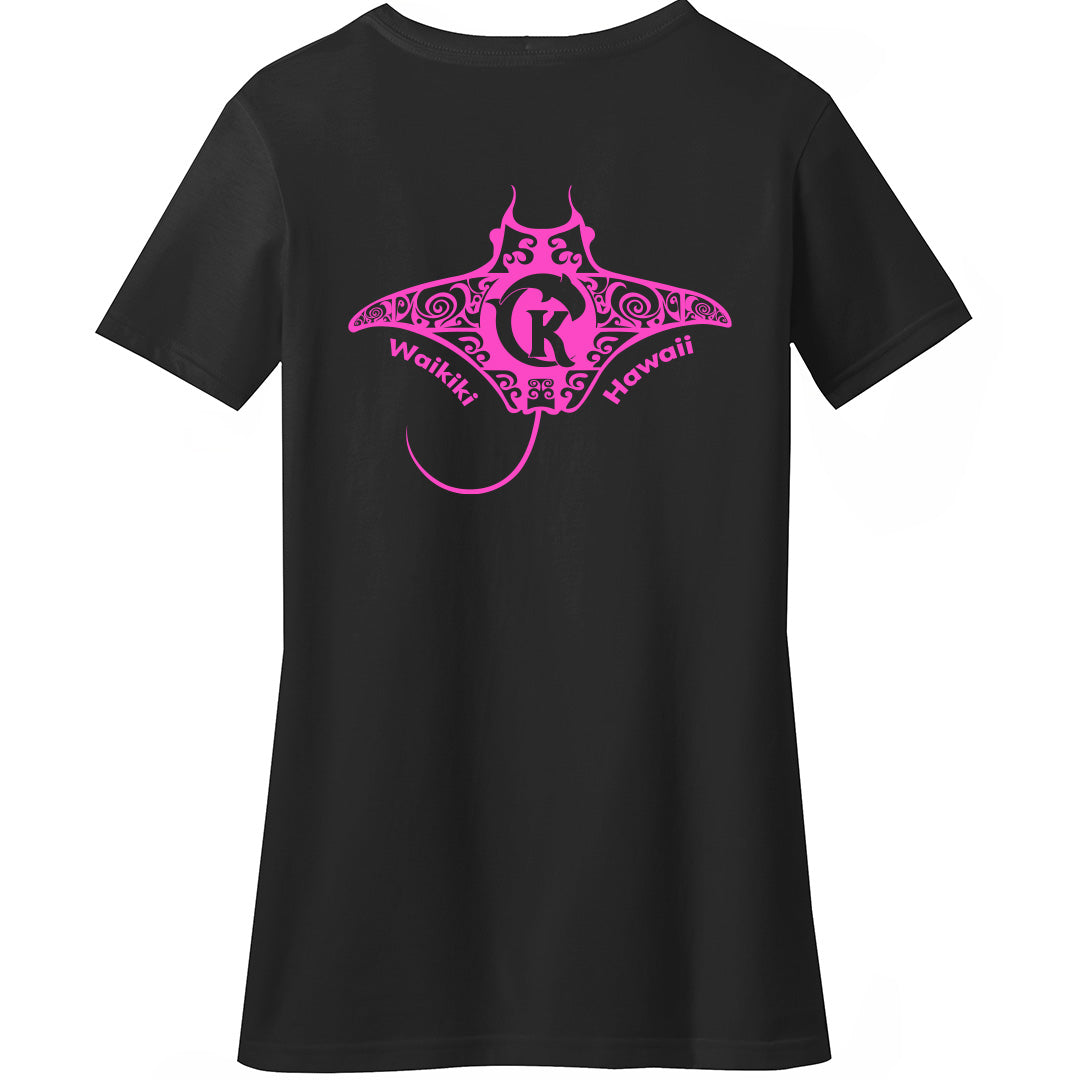 Manta Ray V-Neck Tee (Women's)